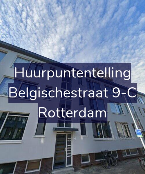 Foto gevel Huurpuntentelling voor Belgischestraat 9-C, Rotterdam