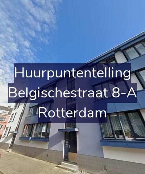 Foto gevel Huurpuntentelling voor Belgischestraat 8-A, Rotterdam