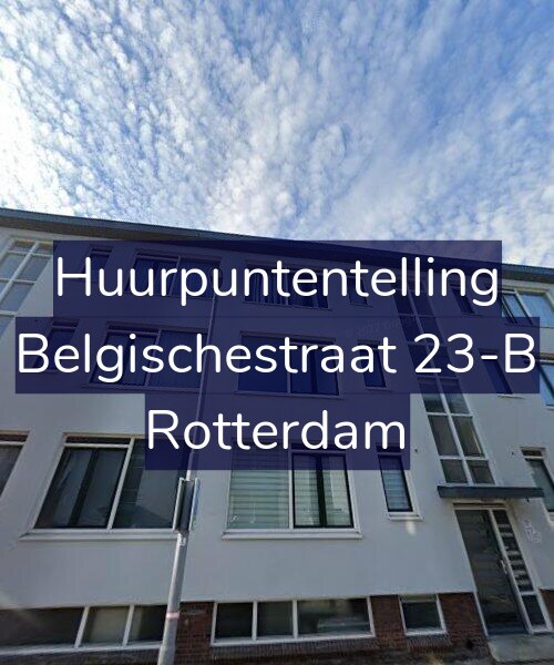 Foto gevel Huurpuntentelling voor Belgischestraat 23-B, Rotterdam