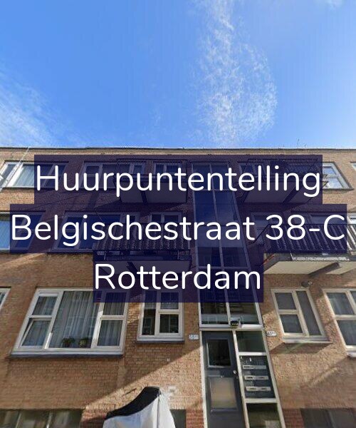 Foto gevel Huurpuntentelling voor Belgischestraat 38-C, Rotterdam