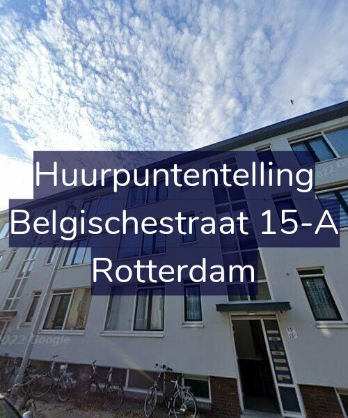 Foto gevel Huurpuntentelling voor Belgischestraat 15-A, Rotterdam