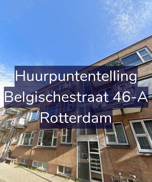 Foto gevel Huurpuntentelling voor Belgischestraat 46-A, Rotterdam