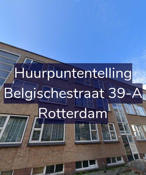 Foto gevel Huurpuntentelling voor Belgischestraat 39-A, Rotterdam
