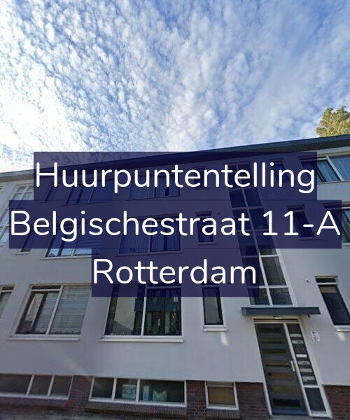 Foto gevel Huurpuntentelling voor Belgischestraat 11-A, Rotterdam