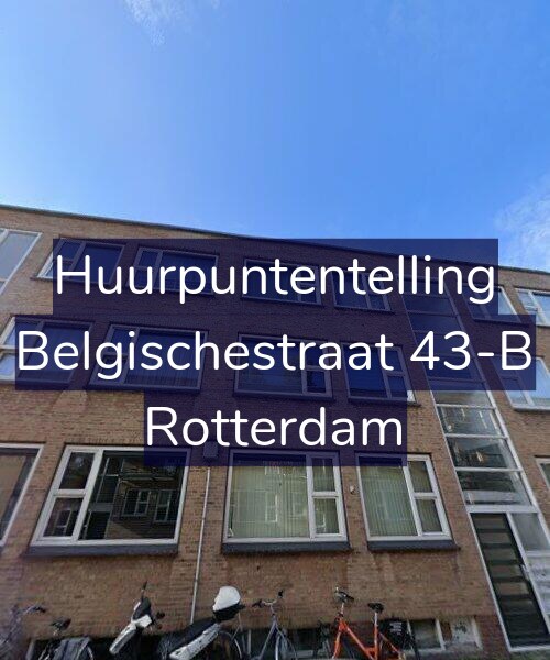 Foto gevel Huurpuntentelling voor Belgischestraat 43-B, Rotterdam