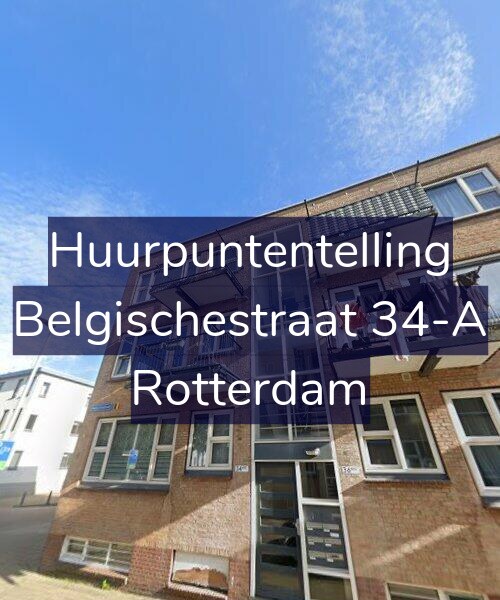Foto gevel Huurpuntentelling voor Belgischestraat 34-A, Rotterdam