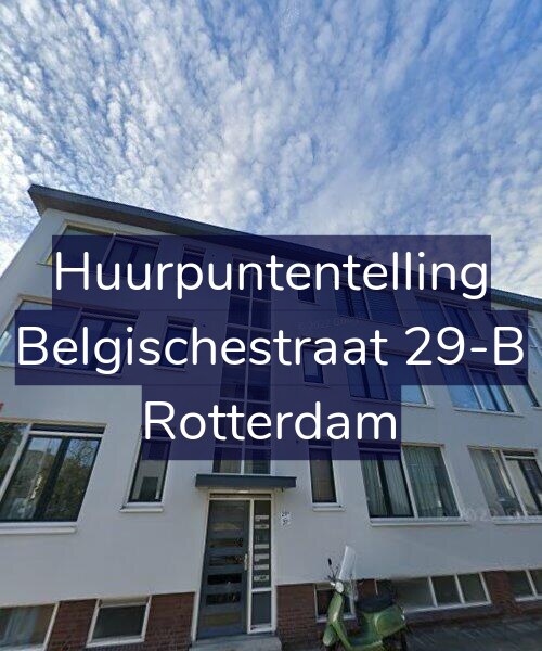 Foto gevel Huurpuntentelling voor Belgischestraat 29-B, Rotterdam