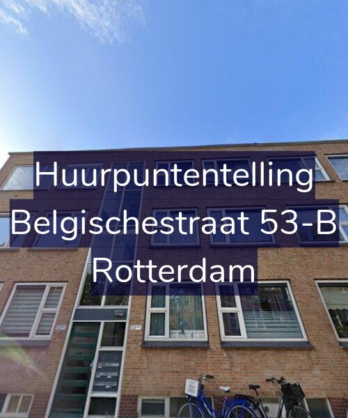 Foto gevel Huurpuntentelling voor Belgischestraat 53-B, Rotterdam