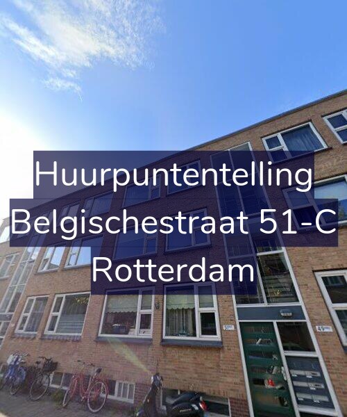 Foto gevel Huurpuntentelling voor Belgischestraat 51-C, Rotterdam