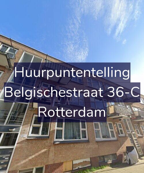 Foto gevel Huurpuntentelling voor Belgischestraat 36-C, Rotterdam