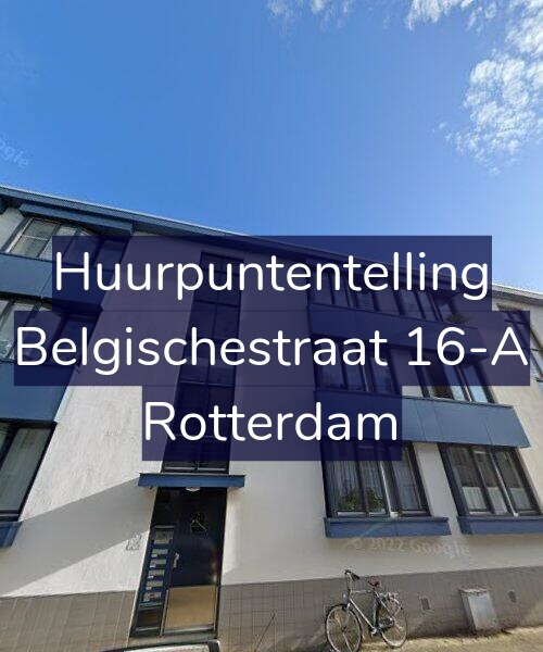 Foto gevel Huurpuntentelling voor Belgischestraat 16-A, Rotterdam