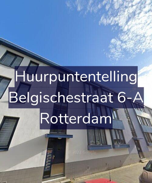Foto gevel Huurpuntentelling voor Belgischestraat 6-A, Rotterdam