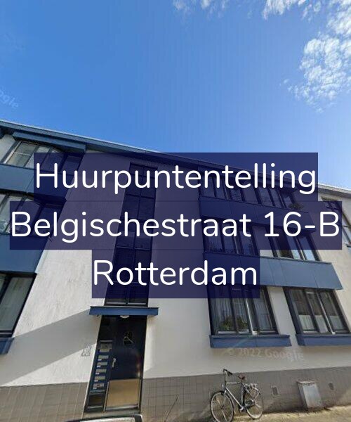 Foto gevel Huurpuntentelling voor Belgischestraat 16-B, Rotterdam
