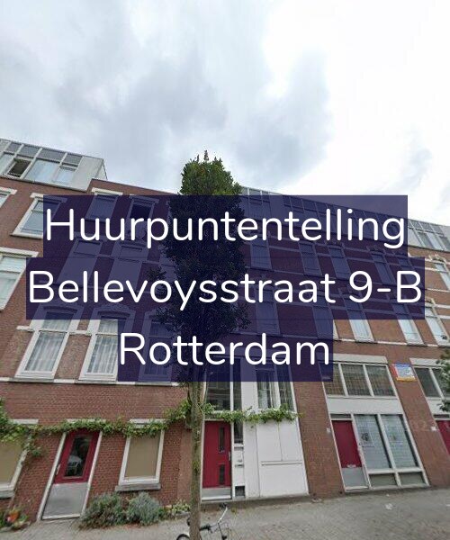 Foto gevel Huurpuntentelling voor Bellevoysstraat 9-B, Rotterdam