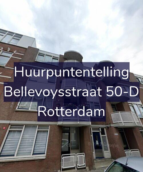Foto gevel Huurpuntentelling voor Bellevoysstraat 50-D, Rotterdam