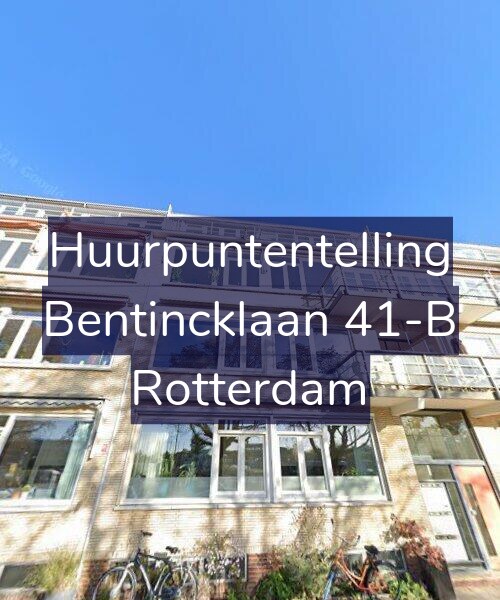 Foto gevel Huurpuntentelling voor Bentincklaan 41-B, Rotterdam