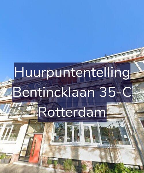 Foto gevel Huurpuntentelling voor Bentincklaan 35-C, Rotterdam