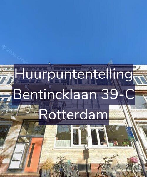Foto gevel Huurpuntentelling voor Bentincklaan 39-C, Rotterdam