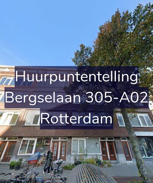 Foto gevel Huurpuntentelling voor Bergselaan 305-A02, Rotterdam