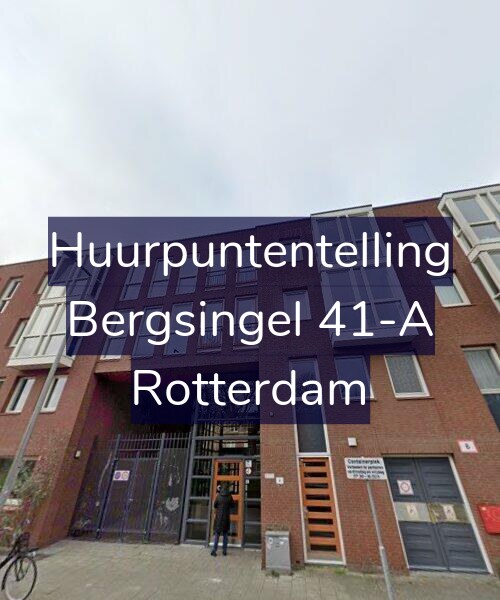 Foto gevel Huurpuntentelling voor Bergsingel 41-A, Rotterdam