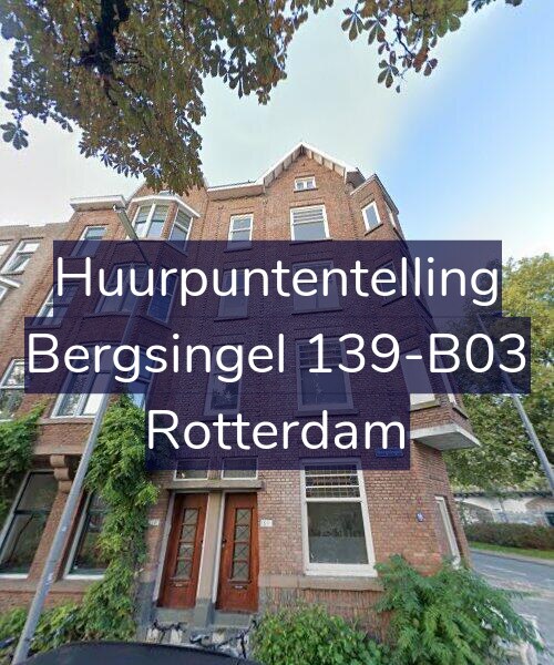 Foto gevel Huurpuntentelling voor Bergsingel 139-B03, Rotterdam