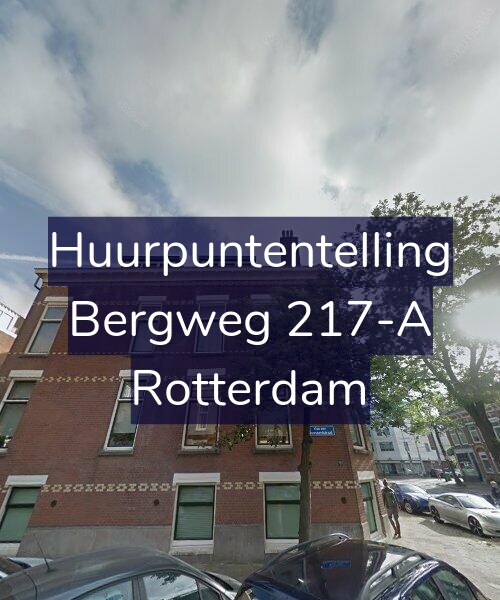 Foto gevel Huurpuntentelling voor Bergweg 217-A, Rotterdam