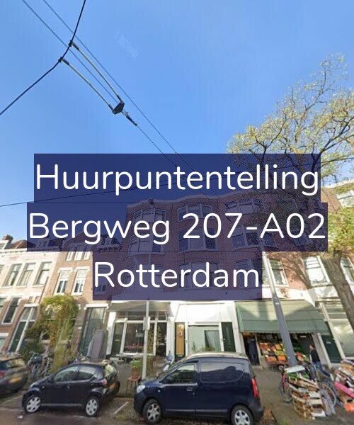 Foto gevel Huurpuntentelling voor Bergweg 207-A02, Rotterdam