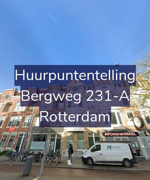 Foto gevel Huurpuntentelling voor Bergweg 231-A, Rotterdam