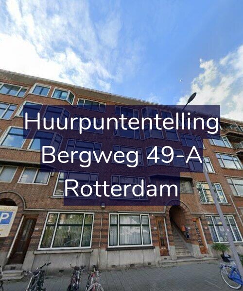 Foto gevel Huurpuntentelling voor Bergweg 49-A, Rotterdam