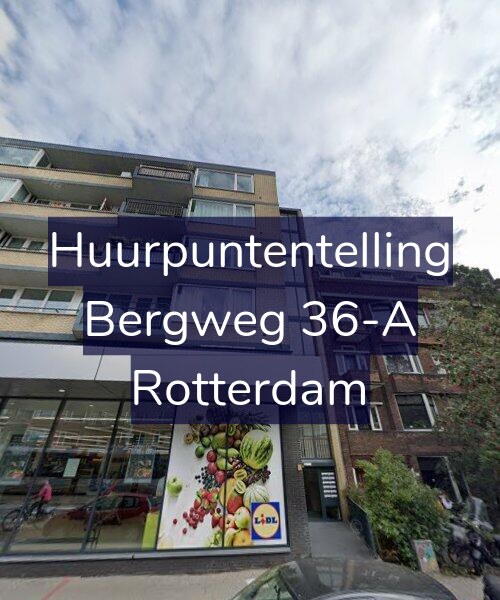 Foto gevel Huurpuntentelling voor Bergweg 36-A, Rotterdam