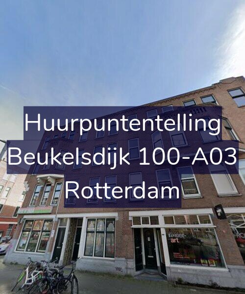 Foto gevel Huurpuntentelling voor Beukelsdijk 100-A03, Rotterdam