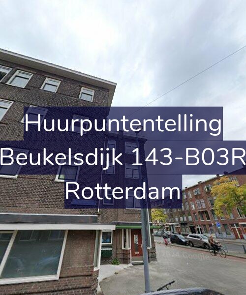 Foto gevel Huurpuntentelling voor Beukelsdijk 143-B03R, Rotterdam