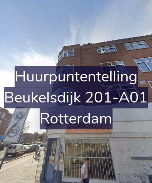 Foto gevel Huurpuntentelling voor Beukelsdijk 201-A01, Rotterdam