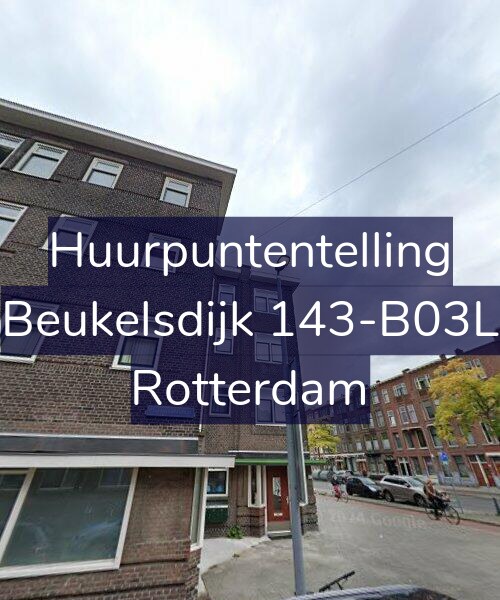 Foto gevel Huurpuntentelling voor Beukelsdijk 143-B03L, Rotterdam