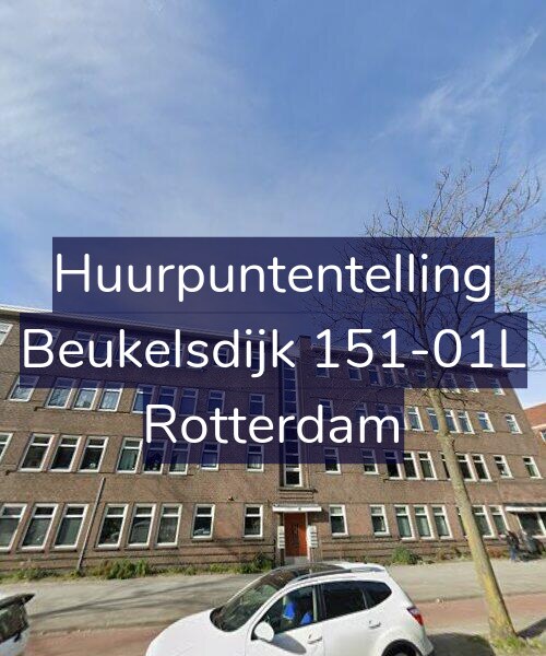Foto gevel Huurpuntentelling voor Beukelsdijk 151-01L, Rotterdam