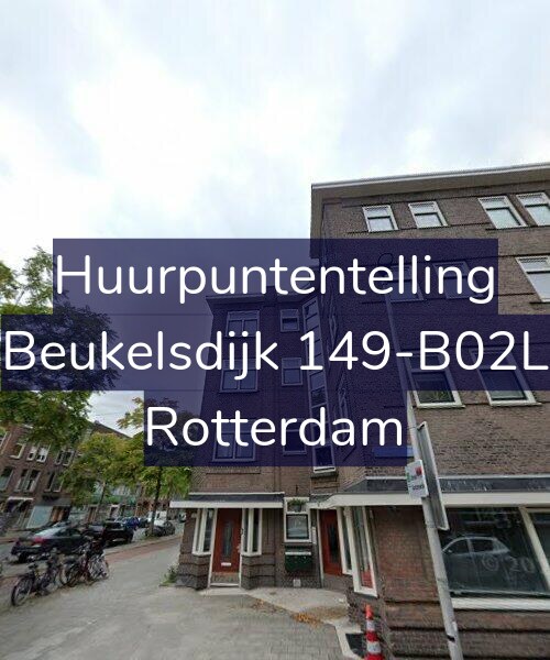 Foto gevel Huurpuntentelling voor Beukelsdijk 149-B02L, Rotterdam