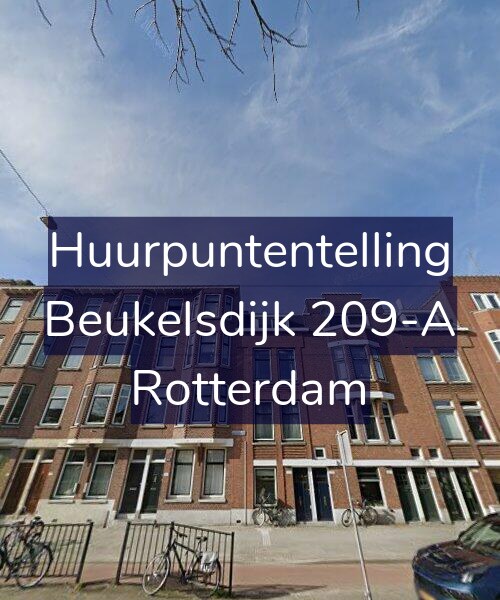 Foto gevel Huurpuntentelling voor Beukelsdijk 209-A, Rotterdam