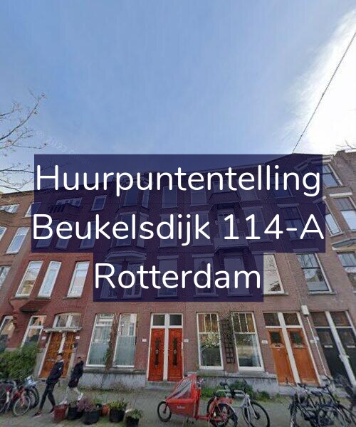 Foto gevel Huurpuntentelling voor Beukelsdijk 114-A, Rotterdam