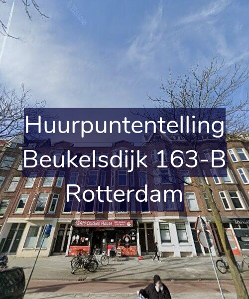 Foto gevel Huurpuntentelling voor Beukelsdijk 163-B, Rotterdam