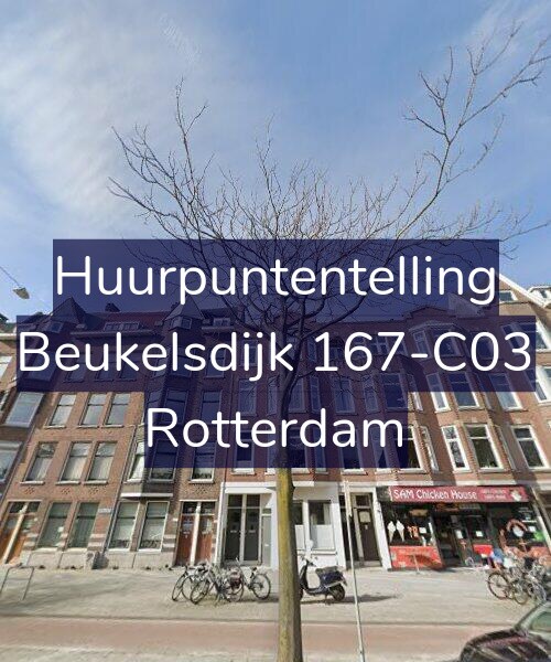 Foto gevel Huurpuntentelling voor Beukelsdijk 167-C03, Rotterdam