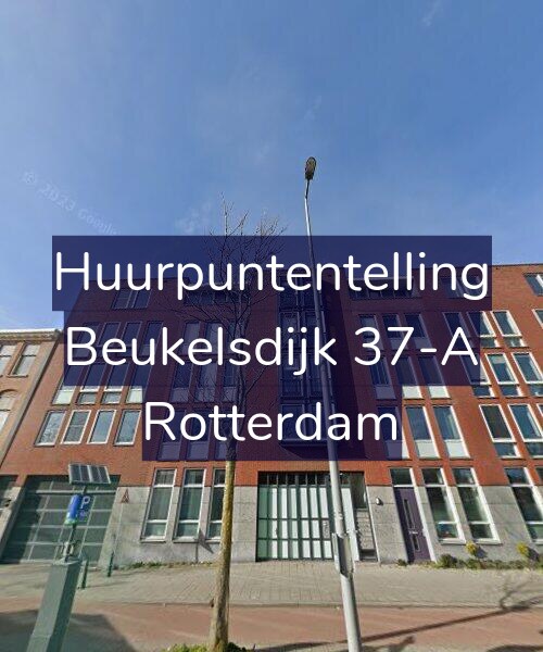 Foto gevel Huurpuntentelling voor Beukelsdijk 37-A, Rotterdam