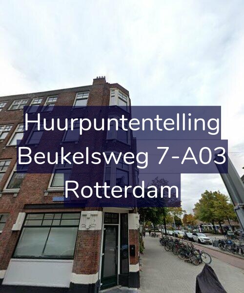Foto gevel Huurpuntentelling voor Beukelsweg 7-A03, Rotterdam