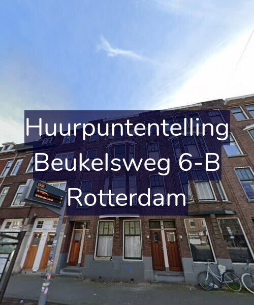 Foto gevel Huurpuntentelling voor Beukelsweg 6-B, Rotterdam
