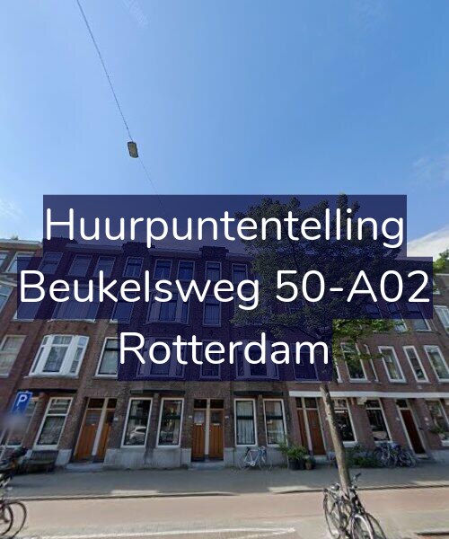 Foto gevel Huurpuntentelling voor Beukelsweg 50-A02, Rotterdam