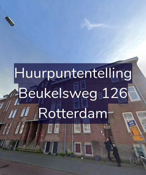 Foto gevel Huurpuntentelling voor Beukelsweg 126, Rotterdam