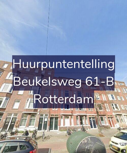 Foto gevel Huurpuntentelling voor Beukelsweg 61-B, Rotterdam