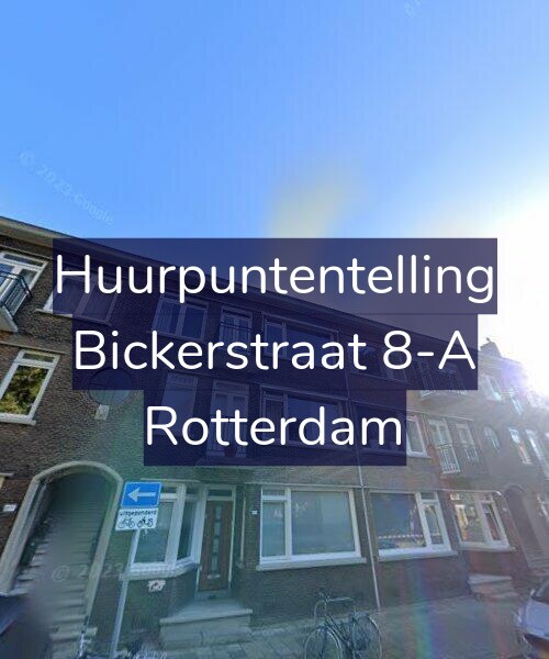 Foto gevel Huurpuntentelling voor Bickerstraat 8-A, Rotterdam