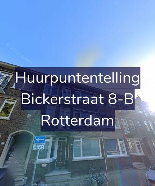 Foto gevel Huurpuntentelling voor Bickerstraat 8-B, Rotterdam