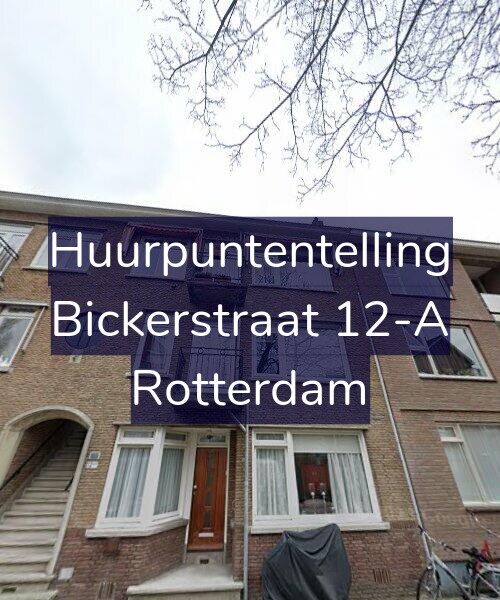 Foto gevel Huurpuntentelling voor Bickerstraat 12-A, Rotterdam