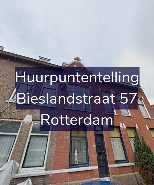 Foto gevel Huurpuntentelling voor Bieslandstraat 57, Rotterdam